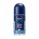 NIVEA Men Cool Kick Extra Dry Sinine 48h Rull-deodorant &mdash; 50 ml, 1 tk