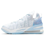 Nike LeBron 18 EP Play For The Future Unisex Tossud Valge Sinine Tooni L&auml;bipaistev CW3155-400 38.5