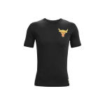 Under Armour Project Rock Treening Vabaaja Spordi L&uuml;hikeste Varrukatega T-s&auml;rk Meeste Topid Must 1363559-001 XL