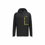 Adidas X National Geographic koost&ouml;&ouml; pehmekoeline v&auml;rviplokkide logoga pikkade varrukatega kapuutsiga jope Meeste jope Must IL8979 M