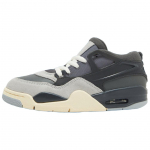 Air Jordan 4 RM Raudhallid Meeste Tossud Off-Noir Tume Suitsuhall Chambray FQ7939-002 47.5