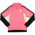 Adidas Juventus 2022-23 Pro Triibuline Moodne Lihtne V&auml;rviplokk Pikkade Varrukatega Jalgpallis&auml;rk Unisex Topp Roosa HS7555 M