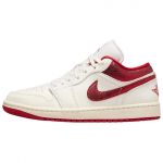 Air Jordan 1 Low Ruby Naiste Tossud Kreemjas Sail Varsity-Punane HJ9338-106 38