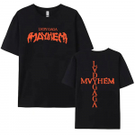 Lady Gaga Mayhem Album 2025 T-s&auml;rgid Uus Mood Laulja Tr&uuml;kiga T-s&auml;rk Puuvill Pehme L&uuml;hikeste Varrukatega T-s&auml;rk Unisex T&auml;navamood T-s&auml;rk XS