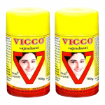 Vicco Vajradanti Ayurveda hambapulber 100g X 2 pakki | Taimne suuh&uuml;gieen tugevatele hammastele ja tervetele igemetele