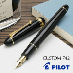 Pilot T&auml;itesulepea Custom 742 Must FALCON FA Sulg FKK-2000R-B-FA