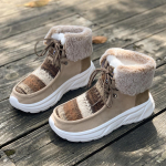 Winter Plus Naiste Paksutallalised Soojad Pl&uuml;&uuml;sist Kahev&auml;rvilised Paksendatud Lumesaapad 35-43 42 beež