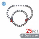 Laste Rongir&ouml;&ouml;pa Tarvikud Suured Ehitusklotsid DIY Raudtee M&auml;nguasjad Suured Klotsid &Uuml;hilduvad Duploed STEM Hariduslik Kingitus V&auml;ikelastele