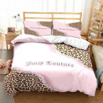 Uus 3D Juicy Couture Aastaringselt Kahekohaline Voodipesukomplekt 3-osaline Tekikokkuv&otilde;te Vooditekk Tekikate Topelt Suur Tekikate Kodutekstiilid EU single(135x200cm)