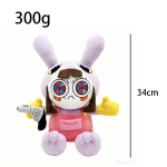 Uus nukk Tsirkuseloom Lilla Neiu Komplekt J&auml;nku Pl&uuml;&uuml;snukk Nukk 34cm