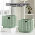 Suur keraamiline lillepott alusega Pothose, &auml;mbliktaimede ja sukulentide jaoks Ceramic Large