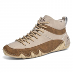 Suurused 46 47 48 S&uuml;gis Talv uus pehme mugav nahast meeste pahkluusaapad v&auml;litingimustes k&otilde;rge s&auml;&auml;rega matkamine k&otilde;ndimine vabaaja kingad 38 beež