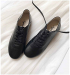 Naiste Tennised Korterid Vabaajajalatsid Br&auml;ndi Disainer Nahast Mules S&uuml;gis 2024 Trend Naiste Jalan&otilde;ud Paelad Spordijalatsid Mugavad Zapatos Mujer 40 must