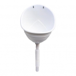 Veevaba seinakinnitusega pissuaar L&otilde;hnakindel &auml;ravoolu disain K&otilde;rge efektiivsusega uriinijuhik Lihtne paigaldus Lapsed 70cm valge