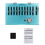 Kitarr &Uuml;ksik Eseme Efektor 10 Band EQ Kitarriefekti Pedaal EQ Efekti Pedaal 10 Bandiline Eequalizer Sulami Tekstuuriga Kitarril