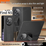 OPPO Find N5 Ehtsa Nahast Klapp&uuml;mbris Randmepaelaga OPPO Find N5