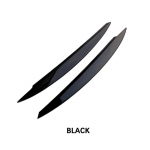 Sobib VW tarvikutele Goft 7 2014 2015 2016 2017 Esilatern kulmude laugude kate dekoratiivne viimistlus l&auml;ikiv must s&uuml;sinikkiust must