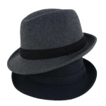 Naiste Mood Igap&auml;evane Trend Retro Villane Fedora K&uuml;bar black