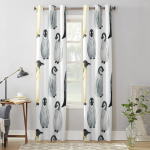Pingviinid Akvarellistiilis Aknakardin Laste Toa jaoks Kodu Rulood Kardinad Elutoa Magamistoa Akna Kardinad 135W x 60H(cm) x1