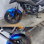 Mootorratta Esiosa Tagumine Poritiib Honda NC750S NC750X NC700S NC700X 2012-2025 jaoks (2 tk)-A99D must