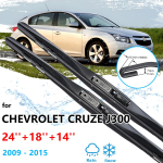 3x Chevrolet Holden Cruze J300 MK1 luukp&auml;ra 2009 2010 2011 2012 2013 2014 2015 eesmised tagumised klaasipuhasti harjade komplekti aken Rear Wiper