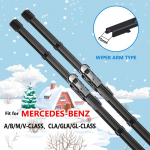 Autode klaasipuhastite harjad Mercedes Benz ABMV CLA GLA GL Class Vito Viano Autotarvikud W176 W245 W246 W164 W639 X156 X164 GLA (X156) 24 19