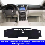 For lexus LS460 LS460L LS600L LS460H LS600H 2006 - 2011 LHD RHD Car Auto Inner Dashboard Cover Dashmat Pad Carpet Dash 2 Red RHD