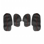 Honda Accord 2008 2009 2010 2011 2012 jaoks 4 tk mikrofiibernahast auto siseukse k&auml;etugi / uksepaneeli katte asendusliist door armrest B-R