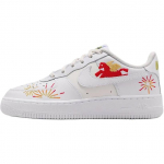 Nike Air Force 1 Unleashed Series Hobuse Aasta Piiratud V&auml;ljalase Mugavad Klassikalised Madalad Laste Tennised Unisex Tennised Valge Punane IQ1133-111 35.5