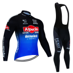 2026 Alpecin Deceuninck Holland Jalgrattas&auml;rgi Komplekt Pikkade Varrukatega Van der Poel R&otilde;ivad Rattas&otilde;idu Termojope &Uuml;likond P&uuml;ksid P&uuml;ksid MTB L