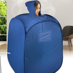 2L Isiklik Kaalulangetus Nahahooldus Kodu Sauna Auruti Pliit Seade Kaasaskantav Kokkupandav Auruti Sauna Telk blue