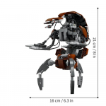 Spcae Wars Kokkupandav Droideka Mudel 75381 Ehitusklotside Komplektid Filmif&auml;nnide Kingitused Ja Kodu Kaunistamise Idee T&auml;iskasvanutele Lastele 583 tk No original box