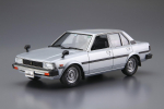 Aoshima Bunka Kyozai Mudelauto Seeria Toyota Corolla Sedaan Plastikmudel (AOSHIMA) 1/24 E71/70 GT/DX '79