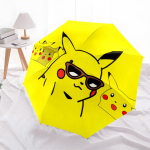 R&otilde;&otilde;mus Pikachu muster, automaatselt kokkupandav vihmavari, kaasaskantav ja kokkupitettav disain, 8 kuplitugevust, j&otilde;ulu- v&otilde;i s&uuml;nnip&auml;evakingitus. mitmev&auml;rviline