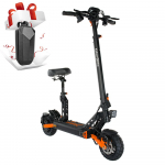 Kukirin G2 Pro 9 600W 48V 15.6Ah Commuter E-Scooter, Dual Suspension, Dual Disc Brakes, Aluminum Frame, LED Display, Taillight, Comfortable Ride GIIPro+Handlebar Bag (Split Up)