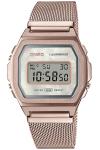 Casio Standard Premium Seeria Unisex Roosa Kuldne K&auml;ekell A1000MCG-9JF