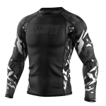Extreme Hobby Rashguard Pikkade varrukatega Black Panther Must ja Valge L