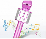 Karaokemikrofoni bluetooth-k&otilde;lar lilla nutitelefoni ja tahvelarvuti jaoks