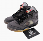 Jordan 5 Retro SP x Off-White Mid Muslin Retro tossud Meeste CT8480-001 35.5