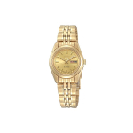 SEIKO Automaatne Mehaaniline Liikumine Roostevabast Terasest Rihmaga K&auml;ekell Naiste K&auml;ekell Kuldne Tahvel SYMA38K1 Gold Dial beige