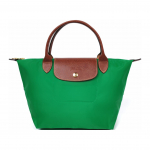Longchamp Le Pliage Originaalsari Reljeefne logo Nailonl&otilde;uend ja Nahk Pelmeenikujuline kandekott V&auml;ike naiste kandekott Roheline 1621089P88 Basic Set (Bag)