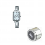 CASIO Analoog LTP V009D 2E LTP-V009D-2E Silver Dial