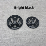 VW VOLKSWAGENi jaoks Uued 2 tk Auto Esiv&otilde;re/Tagumine Embleemi Kate Logo Kleebis Volkswageni VW POLO Scirocco GOLF 5 6 7 8 MK5 jaoks polo 2014-2018 black