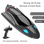 2024. aasta uus 2,4 g t&auml;iskasvanutele m&otilde;eldud elektriline kiirpaat, v&otilde;idus&otilde;idu veem&auml;ngupaat, kiire turboreaktiivmootoriga kaugjuhtimispaat j&otilde;ulukingitusega laste m&auml;nguasi 1 Battery must