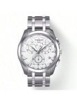 Tissot meeste kvartsikell, 100m veekindel, nahkrihmaga T035.617.11.031.00 valge