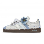 Adidas Neo VL Court Lifestyle WuJie, Cheese Sweetheart Cushioning Low top Skateboard Shoes Unisex Blue Brown HQ1802(Team1173-) 35⅔