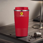 F1 Ferrari Auto Embleem Roostevabast Terasest Termos-kruus Kohvi Vee Tass Ferrari Roma 488 Portofino F8 Roma Spider SF90 Superfast jaoks punane