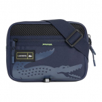 Lacoste T&auml;hetr&uuml;kiga Krokodill Reporterikott Meeste Crossbody Kott Tume-Sinine NH5300GX-L24 Dark Blue