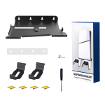 PS5 Slim Seinakinnitus Ladustamisklamber Ruumis&auml;&auml;stlik M&auml;ngupuldi Hoidik Rippuv Hoidik M&auml;ngukonsooli Alus Klambrid Sony Playstation 5 jaoks black
