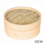 Hiina pelmeenide bambusauruti 10/15/20cm kaanega Dimsum